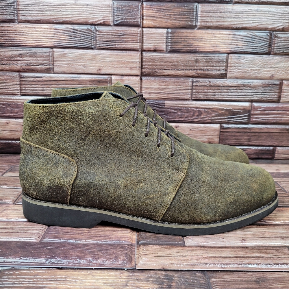 Nisolo Olive Chukka Boots